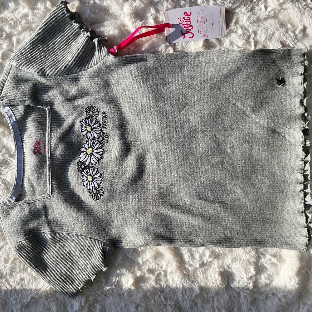 🟠🆕️🟠 Justice Rib Top size 10 (M)